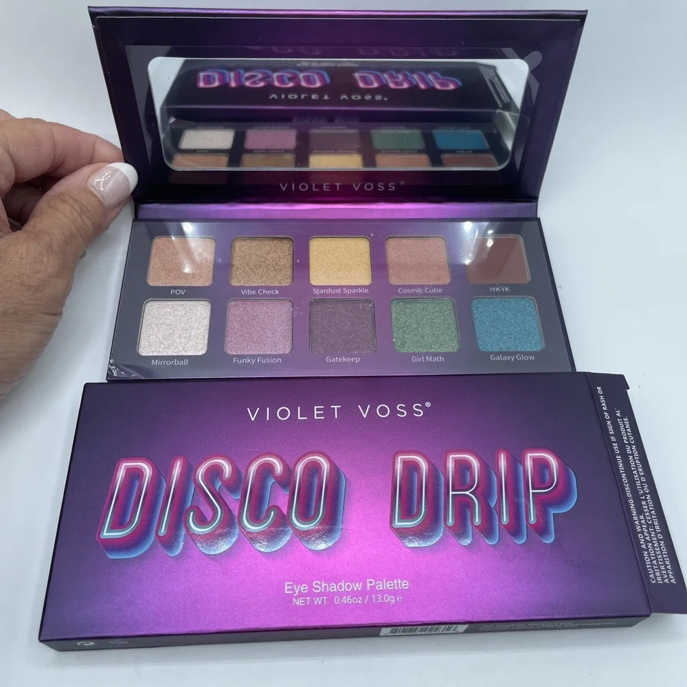 Violet Voss‎ Cosmetics Disco Drip Eyeshadow Palette Full Size .46oz Brand New!
